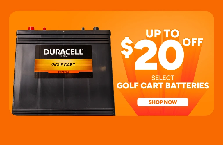 Up To $20 off select Golf Cart Batteries. Shop Now